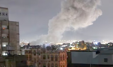 air strikes