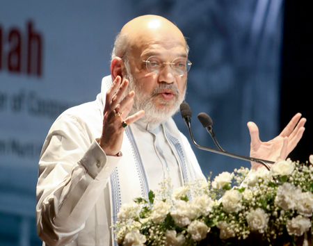 Bihar Elections: Amit Shah Says Press the NDA Button So Hard That the Shock Reaches Italy