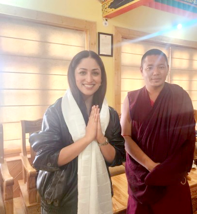 Yami Gautam : Yami Gautam's heart was touched by Leh's Thikse Monastery, she treasured the hymns in her heart