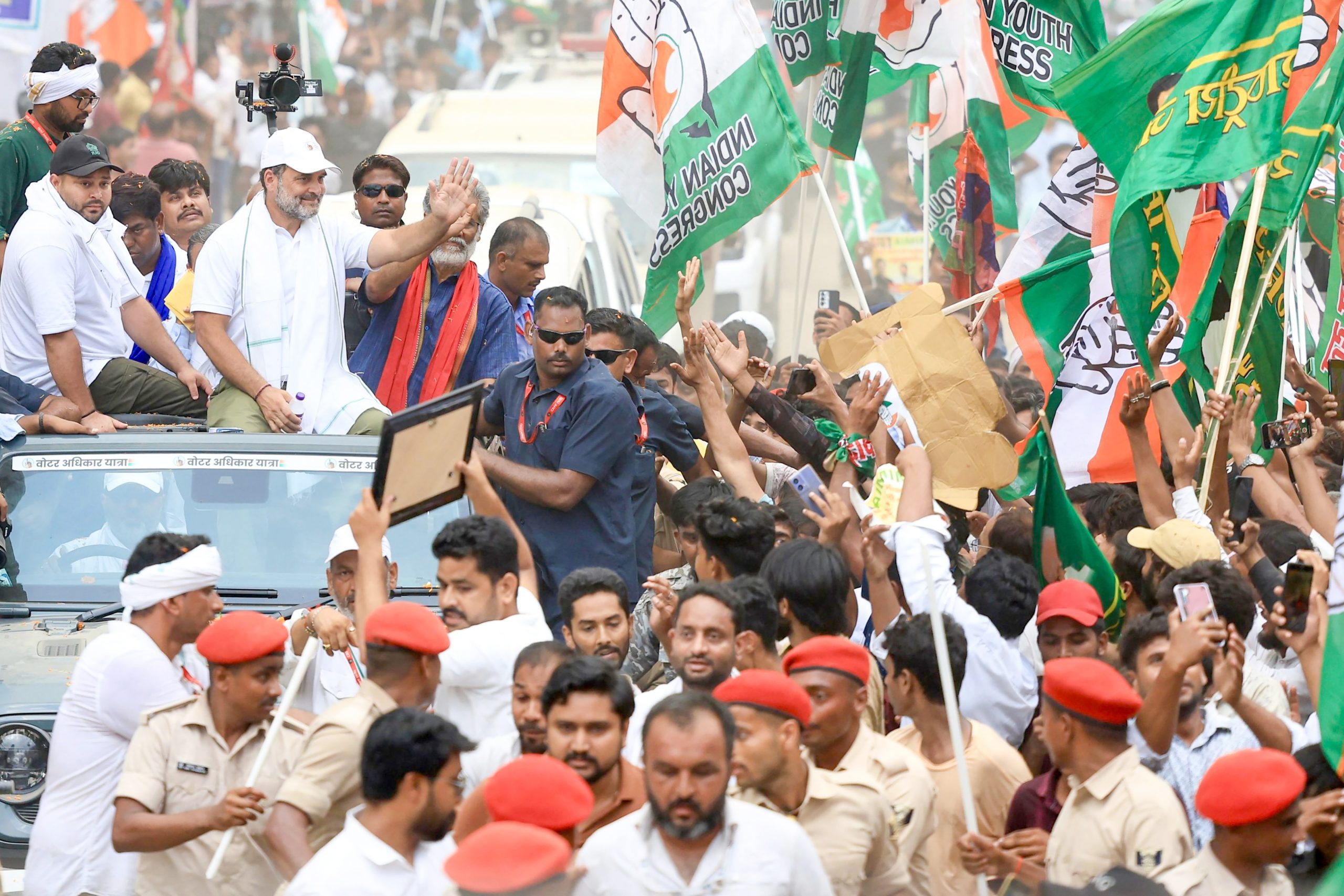 Explore the Rahul magic in Bihar as crowds gather to see Rahul Gandhi on his voter rights journey. Is a political shift coming?