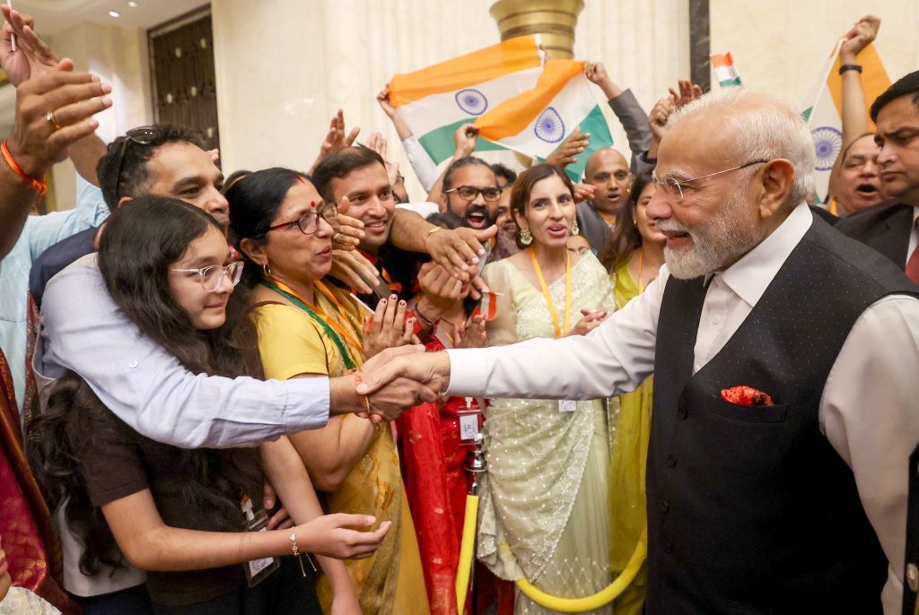 grand welcome : PM Modi received a grand welcome in China with Vande Mataram slogans