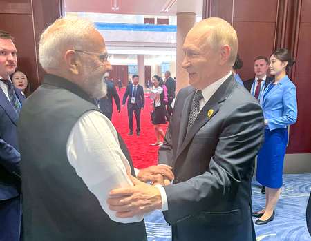 world peace : Modi met Putin and said- our cooperation is important for world peace