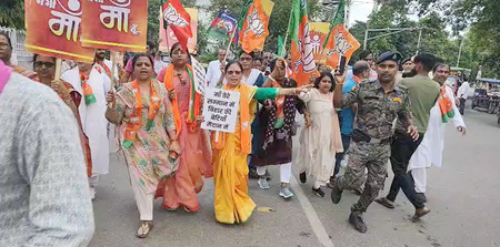 Bihar bandh : Widespread impact of NDA's Bihar bandh, strong protests in all districts including Motihari, Bhagalpur