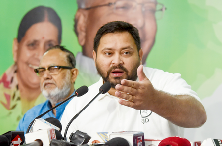 Tejashwi Targets BJP as “Reservation Thief,” Vows to Empower EBCs