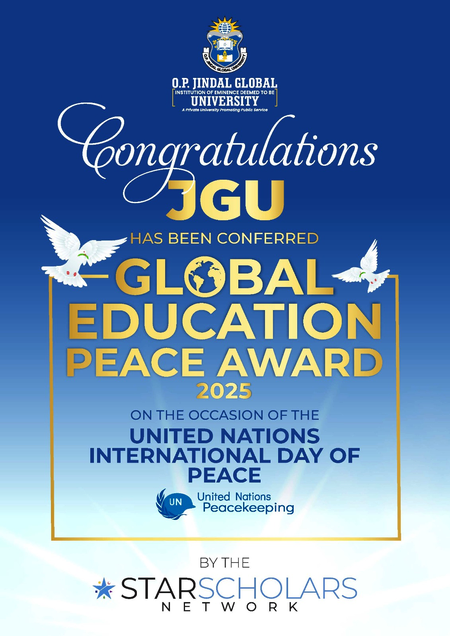 JGU Award: University Receives Global Education for Peace Recognition