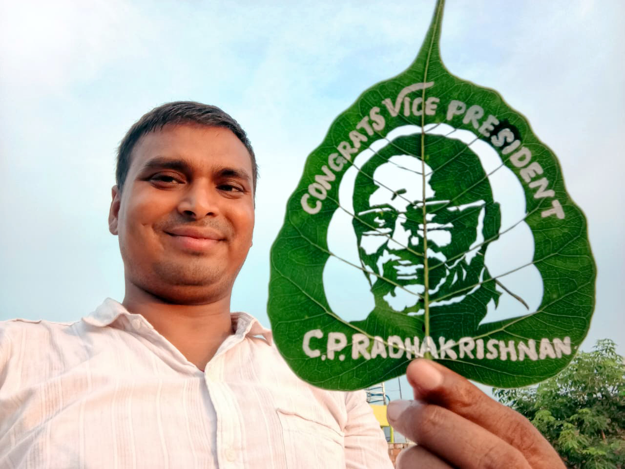 Leaf Artist Madhurendra Congratulates New Vice President