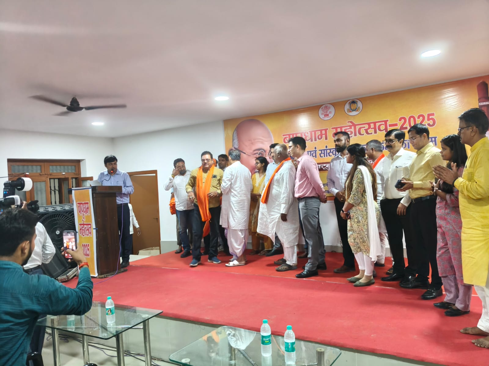 Rajesh Asthana Honored at Bapudham Festival