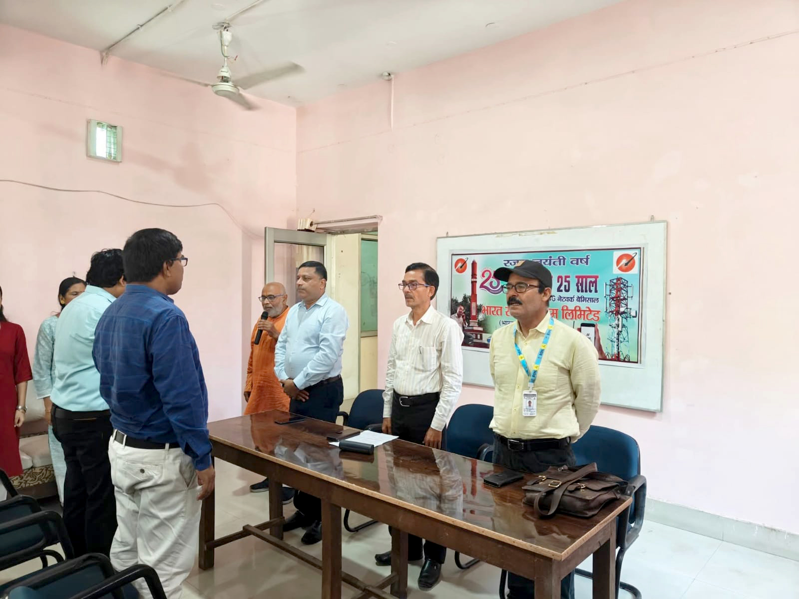 BSNL Motihari Celebrates Silver Jubilee with Tree Plantation
