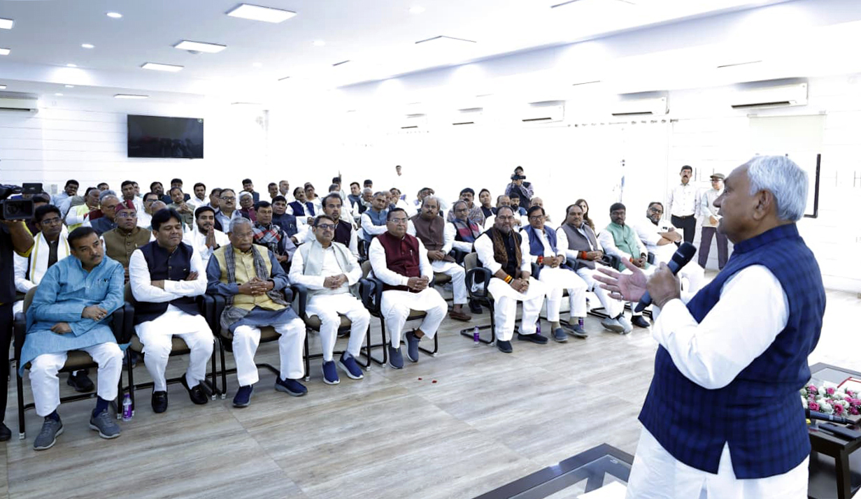 Nitish Kumar Leadership: NDA’s Big Win Restores Confidence, Legislative Party Re-Elects Him