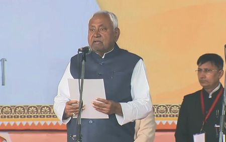 Nitish Kumar Oath: Takes Charge as Bihar CM for the 10th Time