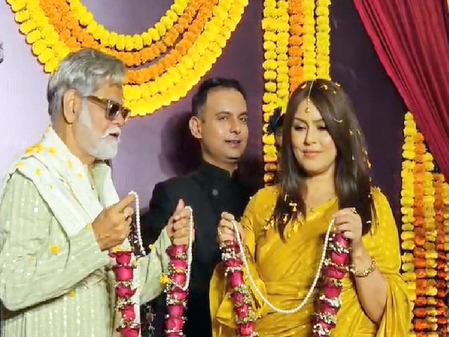 Mahima Marriage Promo: Actress Ties Vermala with Sanjay Mishra for Film Promotion