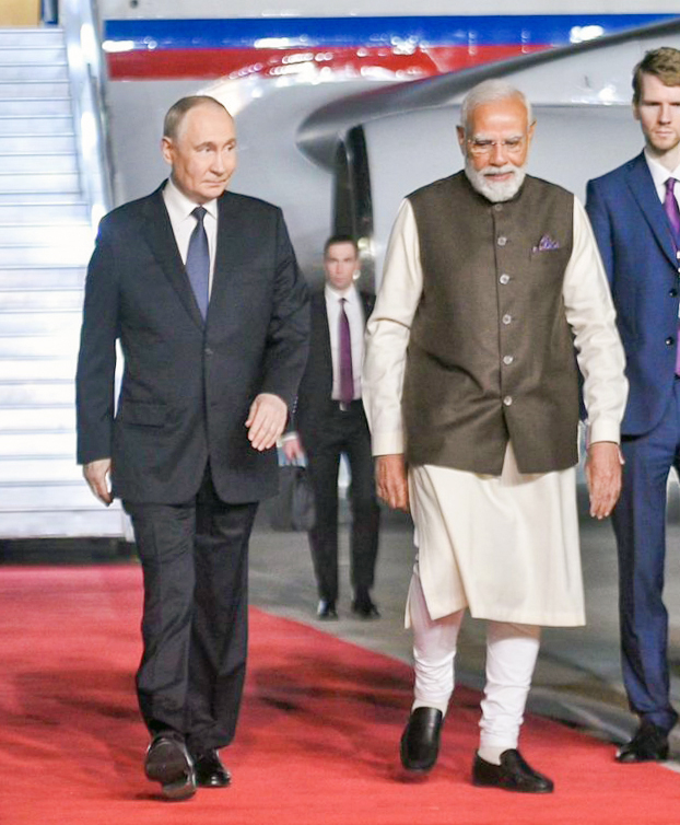 Putin India Visit: PM Modi Welcomes Russian President in Delhi