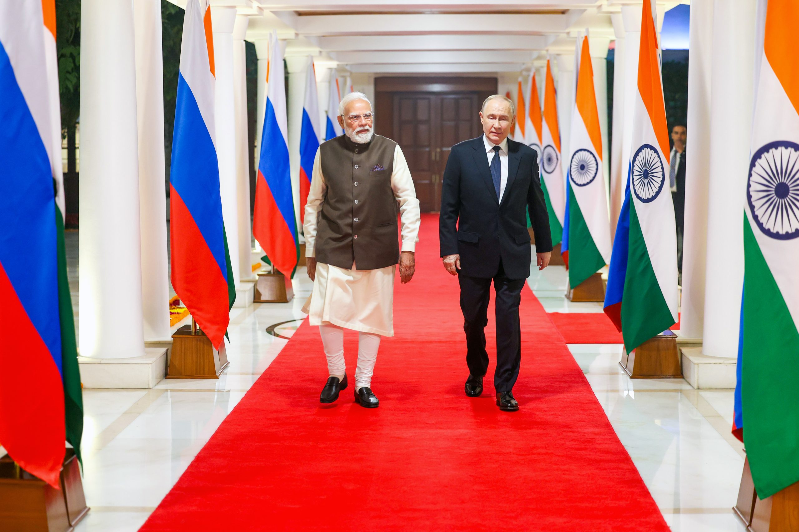 India Russia Dinner: PM Modi Hosts President Putin at PM Residence