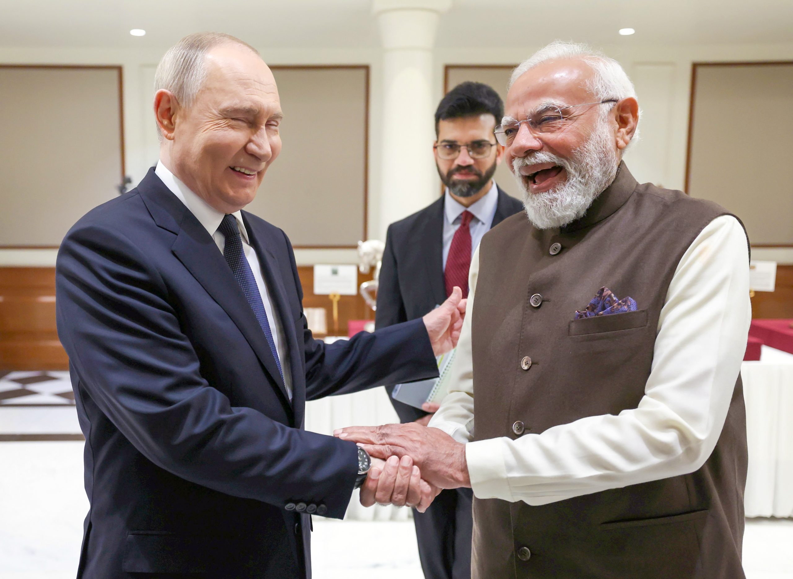 India Russia Dinner: PM Modi Hosts President Putin at PM Residence