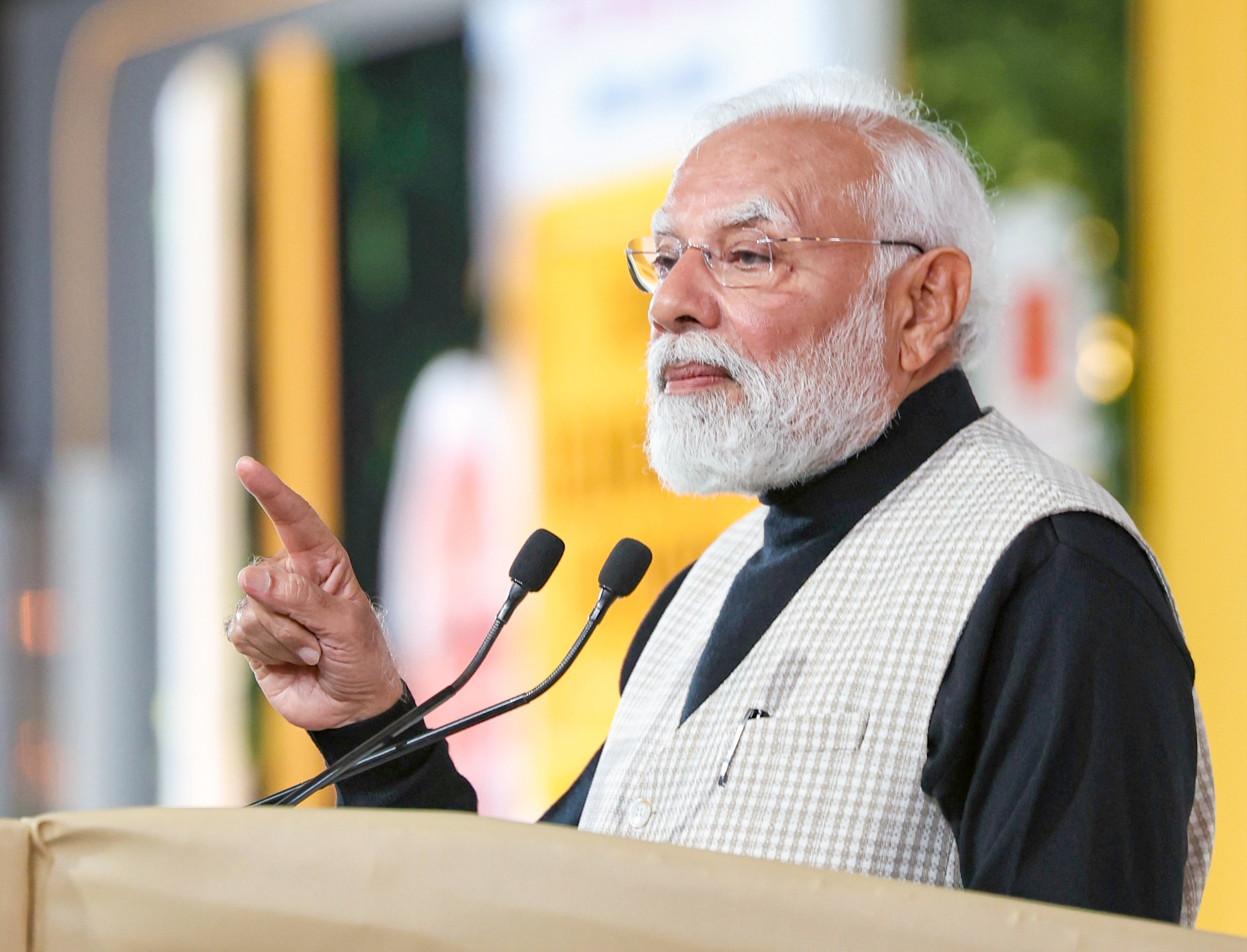 India Progress: PM Modi says India writes growth story amid global slowdown