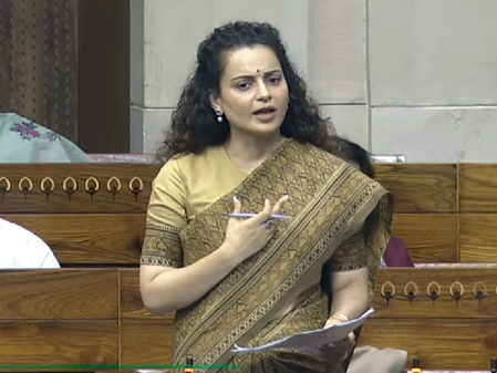 Kangana Attack on Opposition in Parliament, Cites Indira Gandhi vs Raj Narain Case