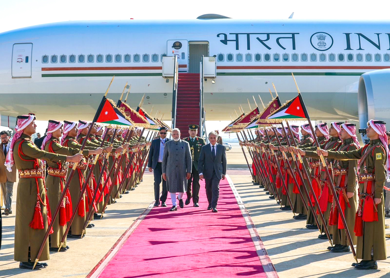 Modi Amman Visit: Indian Community Welcomes PM Modi with Enthusiasm