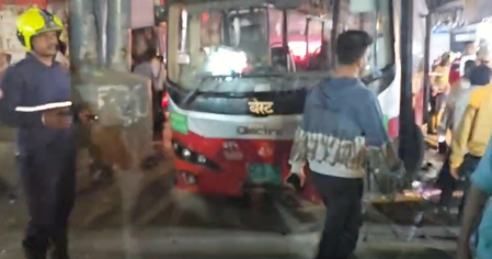 Mumbai Bus Accident: Uncontrolled BEST Bus Runs Over Pedestrians, 2 Dead, Several Injured