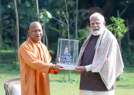 Yogi Modi Meeting: CM Yogi Adityanath Meets PM Modi to Boost UP Development