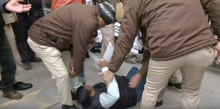 TMC Protest Delhi: Trinamool MPs Demonstrate Outside Amit Shah’s Office