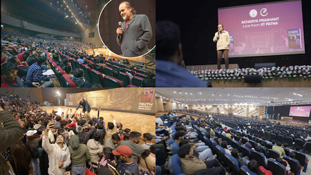 Acharya Prashant Patna Visit: Two Sessions, Thousands Inspired