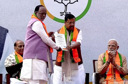 Nitin Nabin BJP Elected National President, Becomes Youngest Party Chief