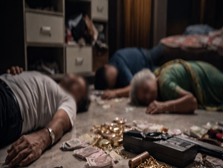Jamui Robbery: Armed Criminals Loot Former Civil Surgeon’s Home, Family Drugged Unconscious