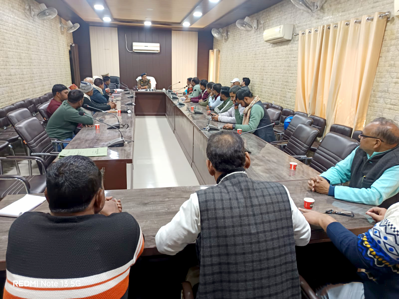Trader Security Meeting Held at Ghazipur Police Lines Auditorium
