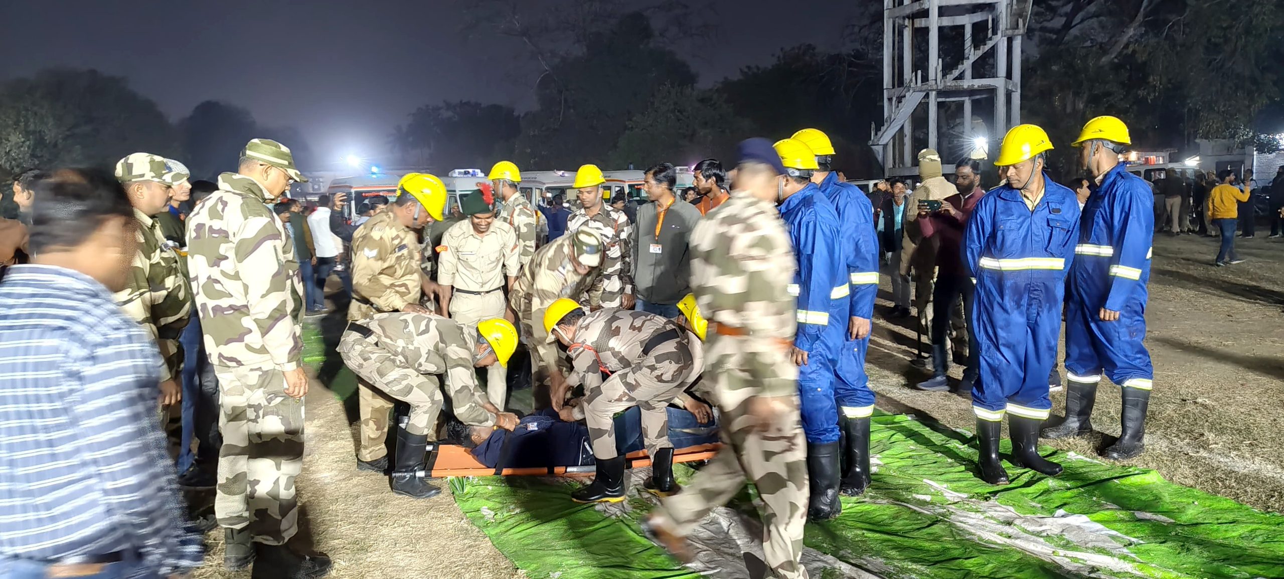 Blackout Mock Drill Successfully Conducted in Ghazipur on Parakram Diwas