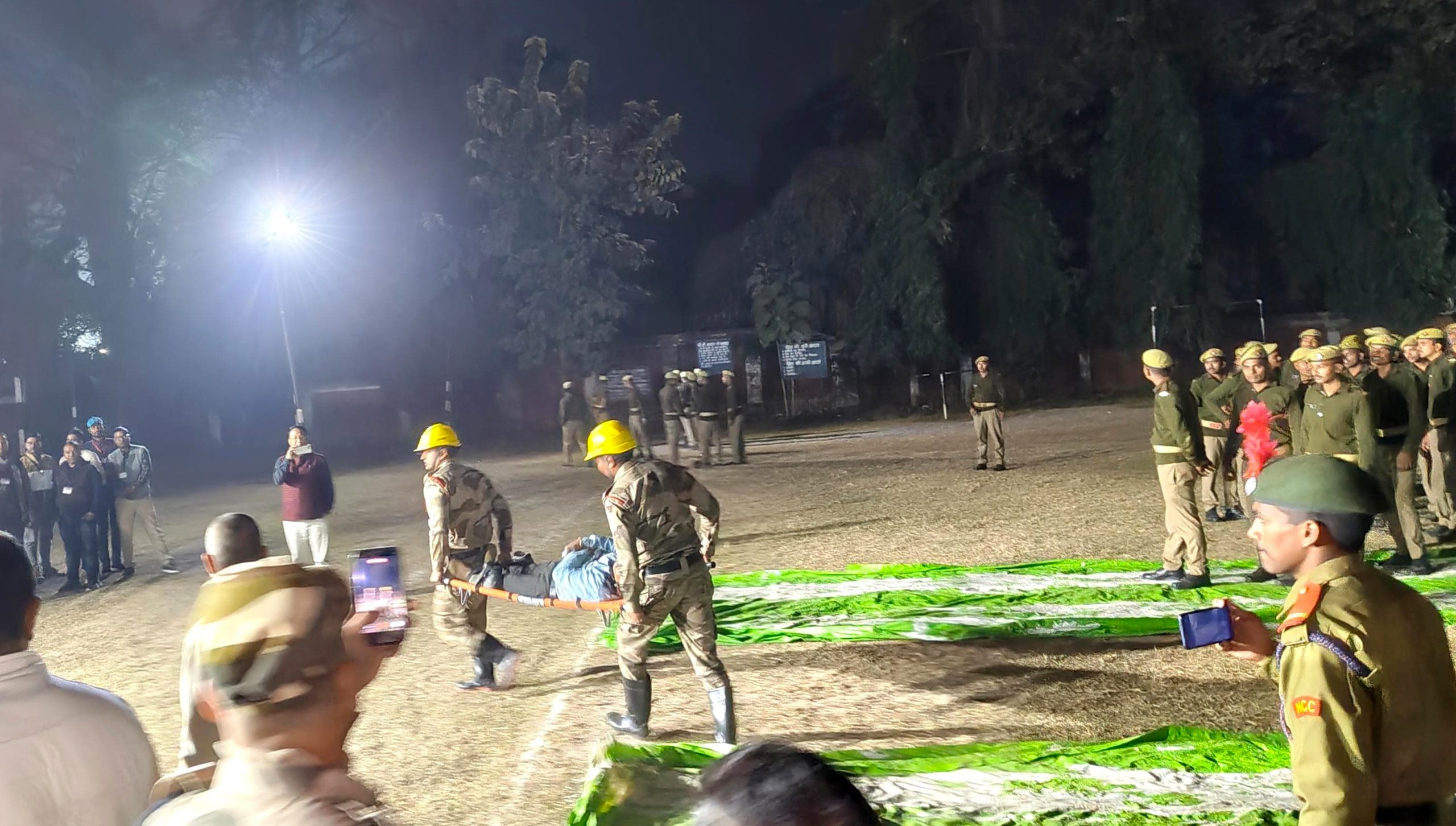 Blackout Mock Drill Successfully Conducted in Ghazipur on Parakram Diwas