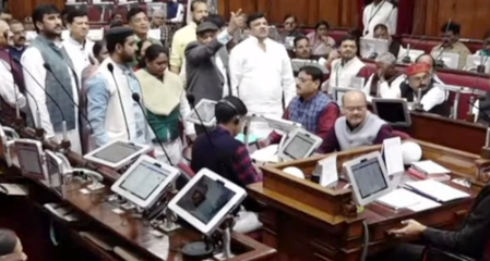 Bihar Council Clash: Opposition MLAs Marshalled Out After Heated Confrontation