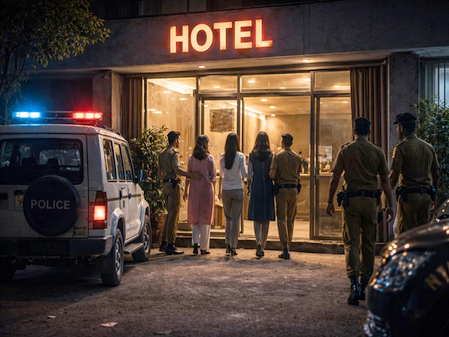 Vaishali Hotel Raid: 3 Women Rescued, 3 Arrested in Bihar Crackdown