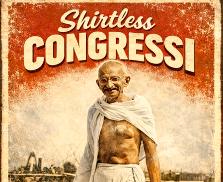 Shirtless Protest Row: Youth Congress Shares Gandhi Photo After AI Summit Disruption