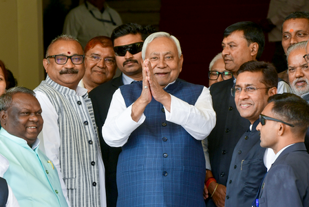 Nitish Kumar Rajya Sabha Move: Bihar CM Announces Plan to Enter Upper House