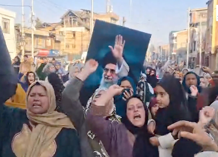 Khamenei Death Sparks Protests in Srinagar and Other Cities