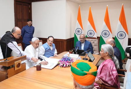 Nitish Kumar Rajya Sabha Oath Marks Historic Political Shift in Bihar