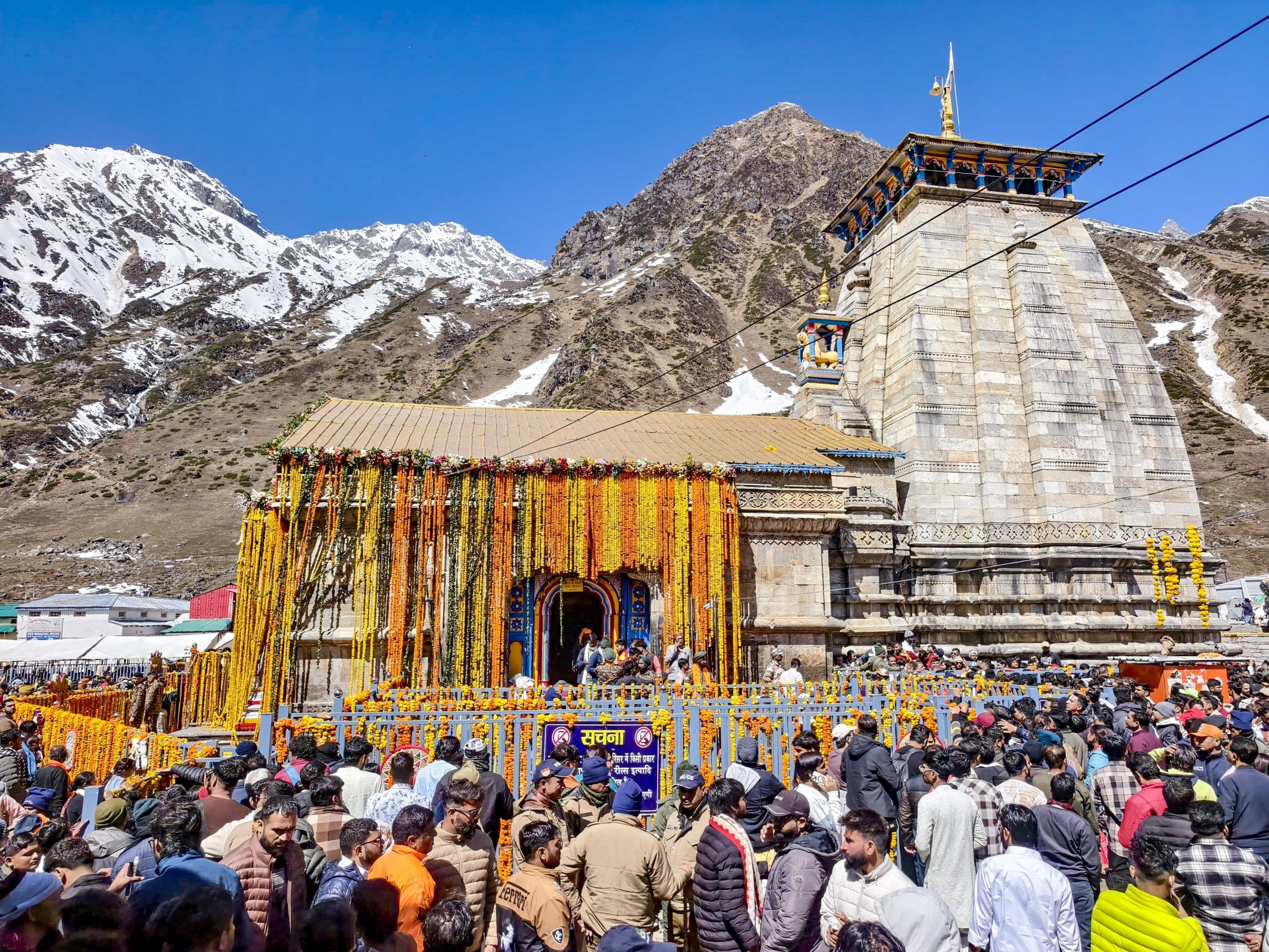 Badrinath Temple Opens: Sacred Portals Open with Vedic Rituals, Marking Char Dham Yatra Start