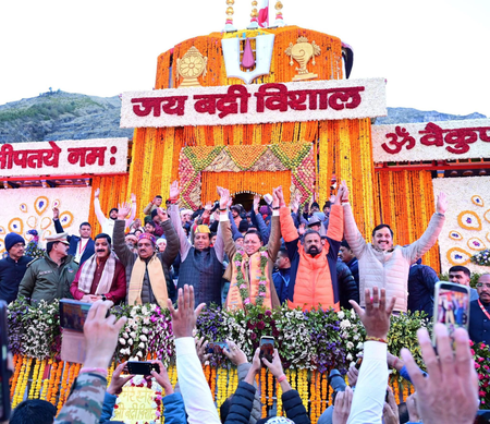 Badrinath Temple Opens: Sacred Portals Open with Vedic Rituals, Marking Char Dham Yatra Start