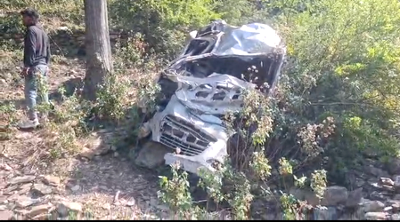 Tehri Accident Crash: 8 Killed as Vehicle Falls Into Deep Gorge in Uttarakhand