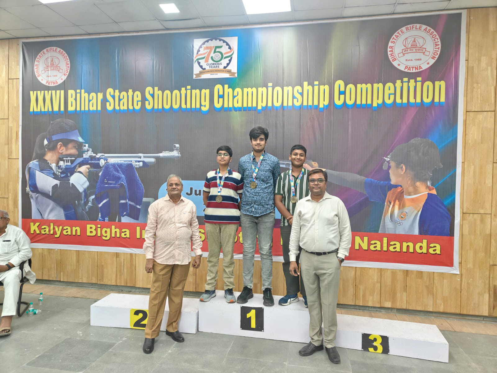 Prateek Mishra Wins Gold at Bihar State Shooting Championship 2026