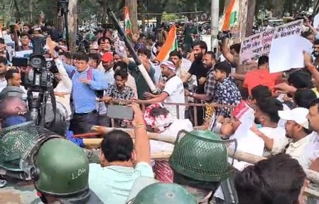 Jharkhand Student Protest Escalates Near Assembly
