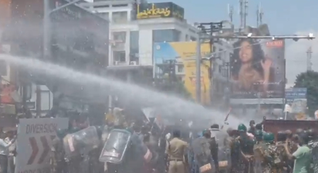TRE-4 Protest: Bihar Students Face Water Cannons in Patna