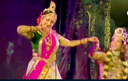 Hema Malini as Radha in ‘Radha Raas Bihari’ on Janmashtami
