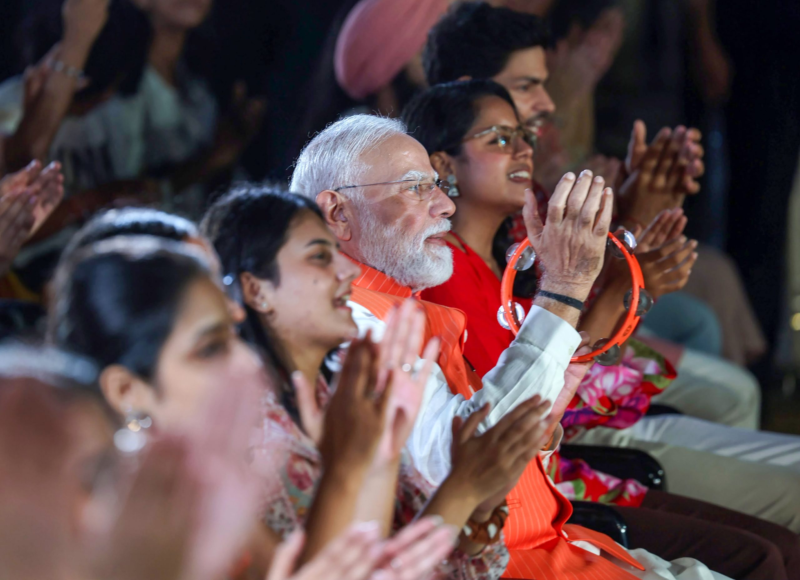 PM Modi Joins Gen-Z at Bhajan Clubbing Event in Delhi